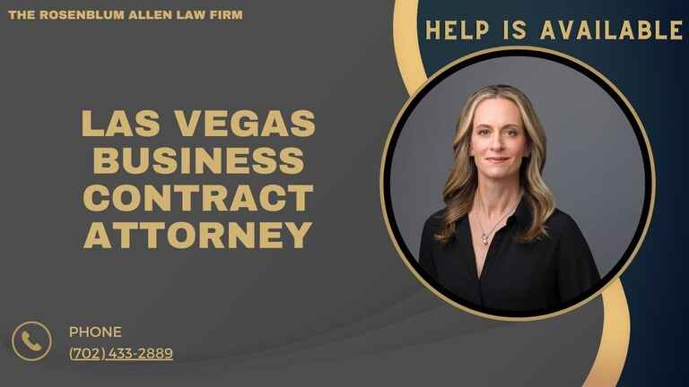 Las Vegas Business Contract Attorney Banner