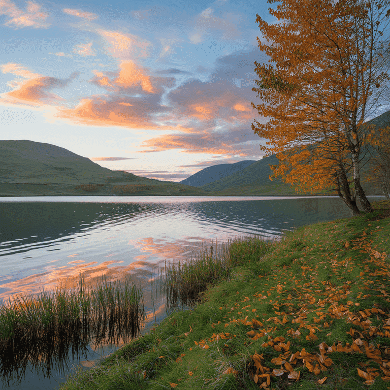 Sunrise over a peaceful lake symbolizing new beginnings after legal guardianship termination.