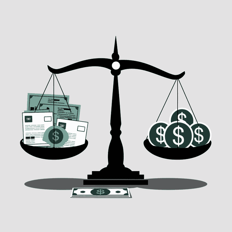 Scale balancing various forms of compensation in head-on collision cases