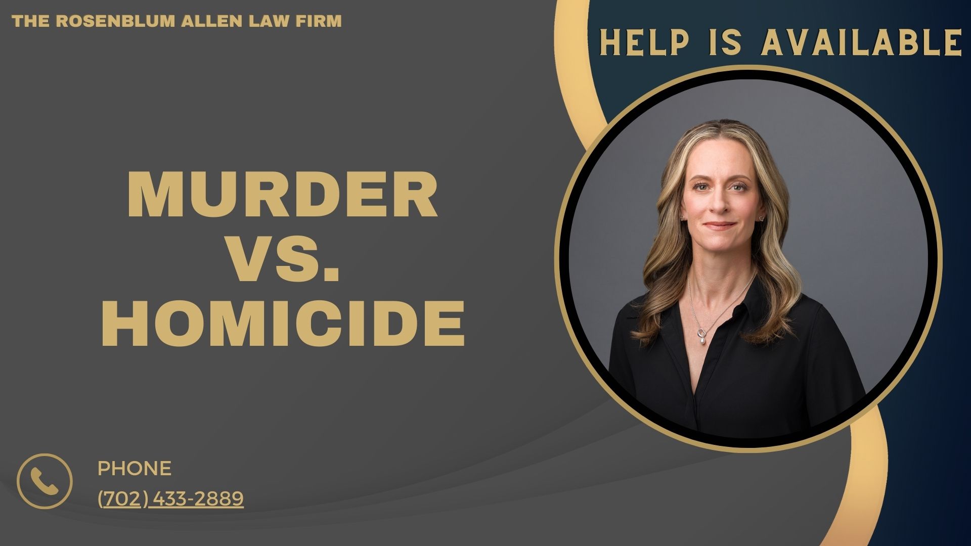 Murder vs. Homicide banner