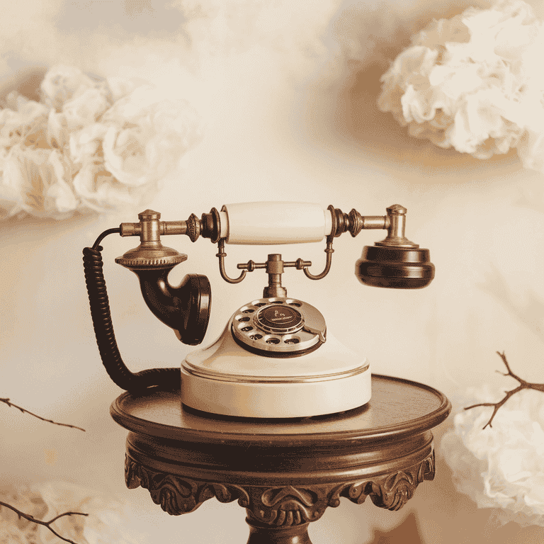 Telephone against a comforting background, symbolizing the act of reporting spousal rape