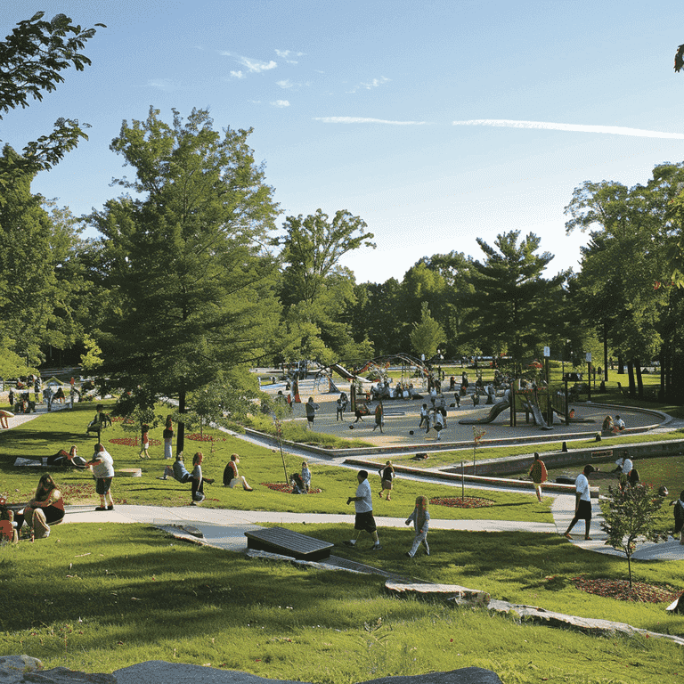 Vibrant Community Park Showing Positive Impact of Preprosecution Diversion