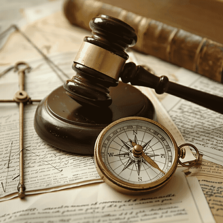 Compass and Gavel on Legal Documents