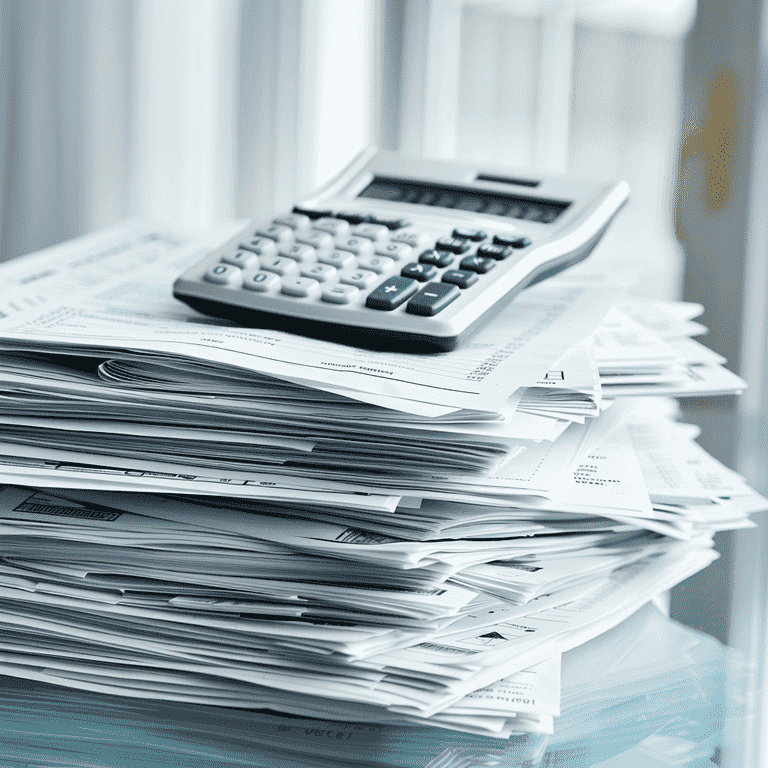 Financial Documents and Calculator