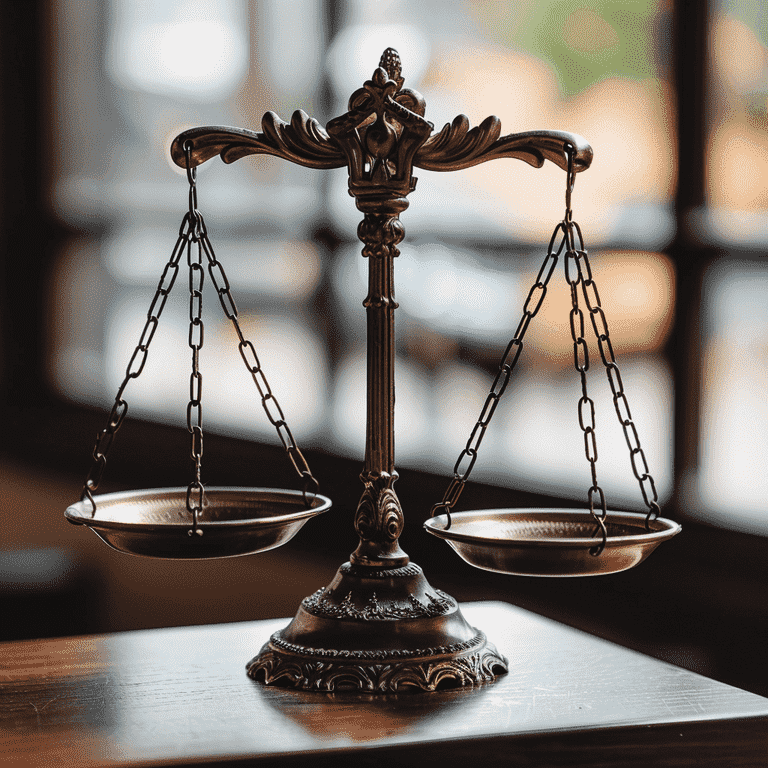 Legal Scales of Justice