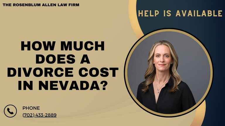 How Much Does a Divorce Cost in Nevada Banner