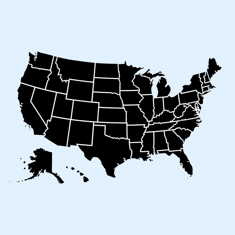 Map of the United States showing different Stand Your Ground law statuses across states.