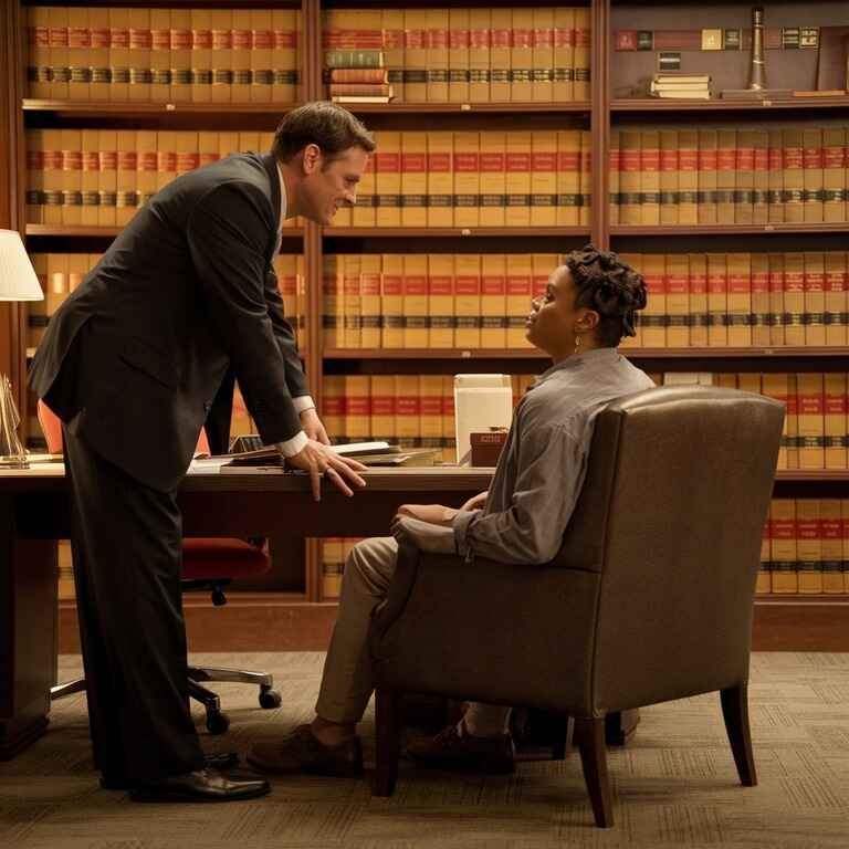 A person consulting with an attorney about their drug DUI charges