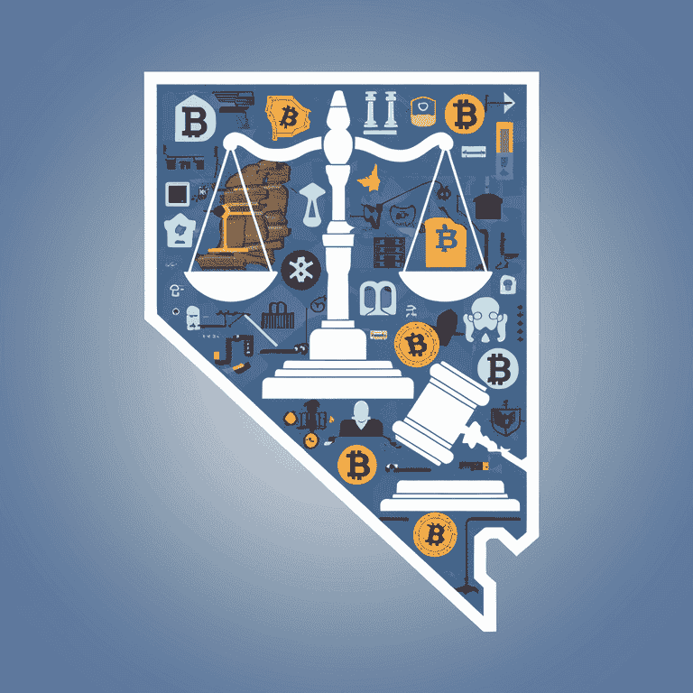 Cryptocurrency tumbler illustrated as a complex maze with various crypto symbols