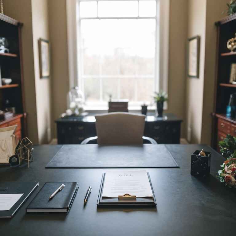 A signed will and trust documents on a desk, symbolizing the importance of estate planning for peace of mind.