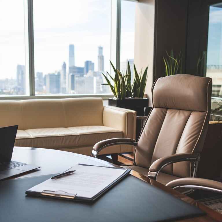 A professional meeting room set for an estate planning consultation, symbolizing collaboration with an attorney