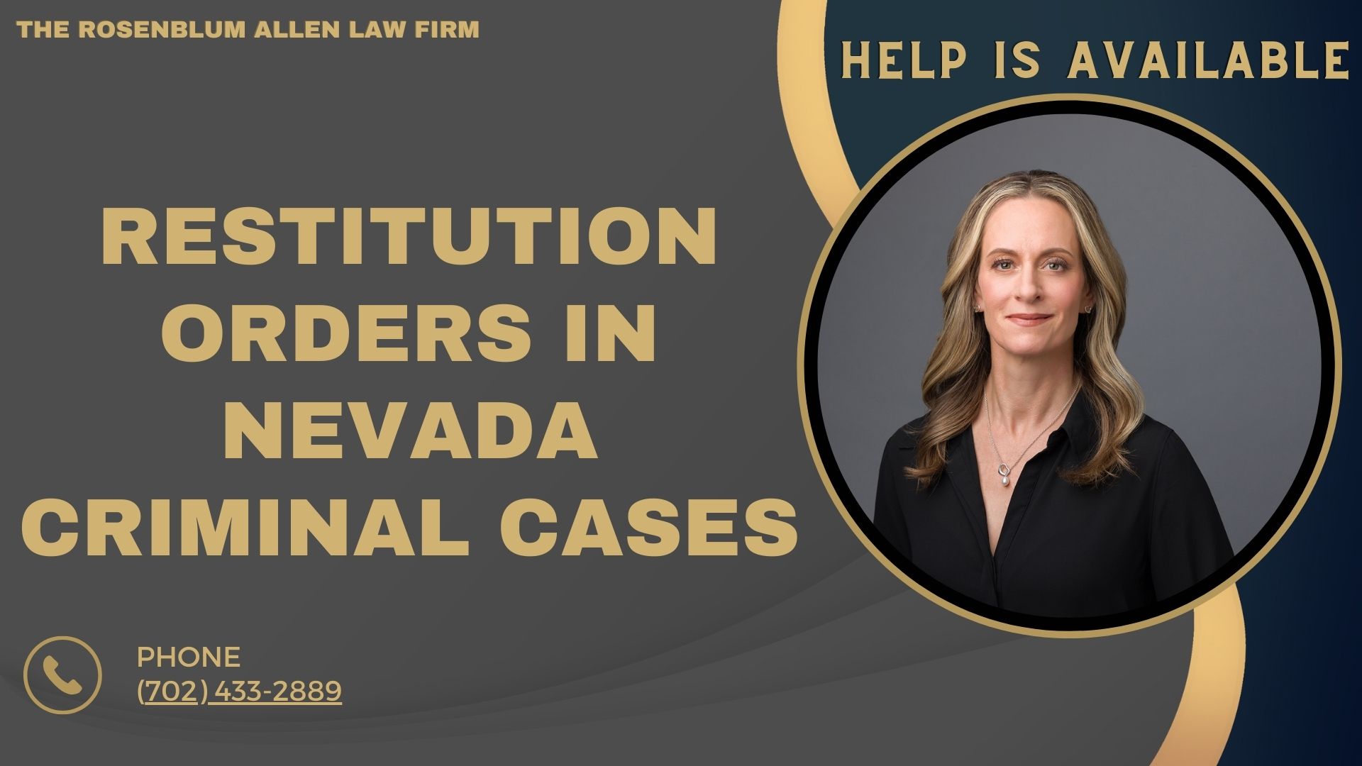 Restitution Orders in Nevada Criminal Cases banner