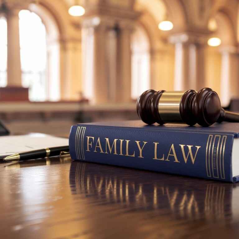 Family law book and legal documents symbolizing divorce cases and the statute of limitations in Nevada