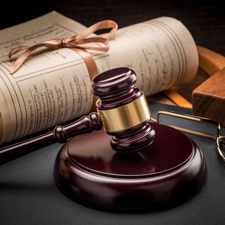 A gavel and legal document representing the role of Nevada courts in determining damages