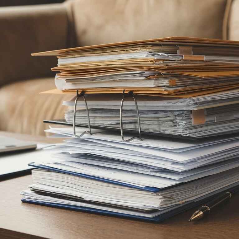 Organized legal and medical documents for preparing a damage assessment in Nevada